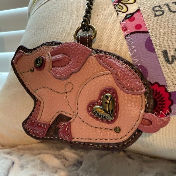 CHALA Pig Key Fob / Coin Purse - Picture 2 of 4